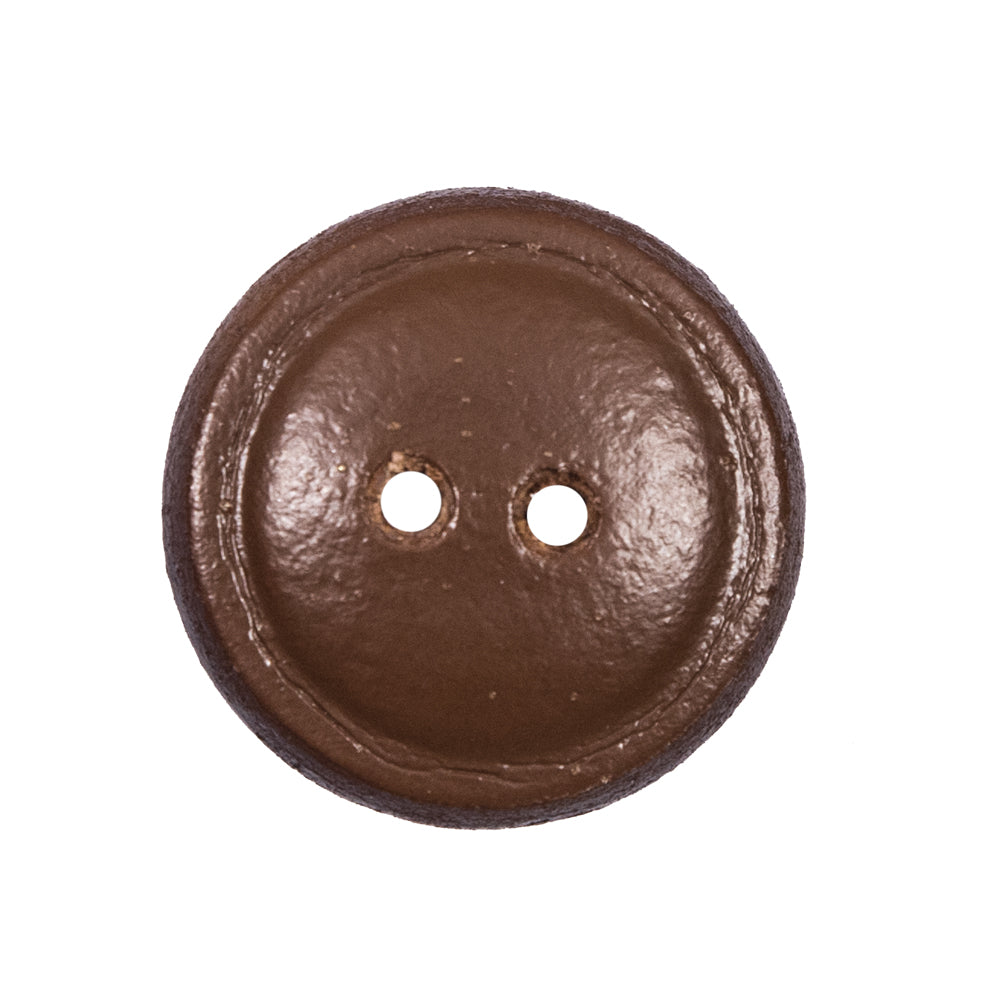 Brown Wood 2-Hole Button - 40L/25.5mm Detail Brown Wood 2-Hole Button - 40L/25.5mm Detail