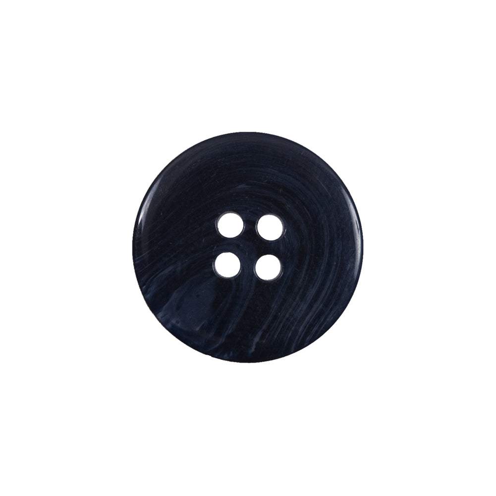 Navy Blue Plastic 4-Hole Button - 32L/20mm Navy Blue Plastic 4-Hole Button - 32L/20mm