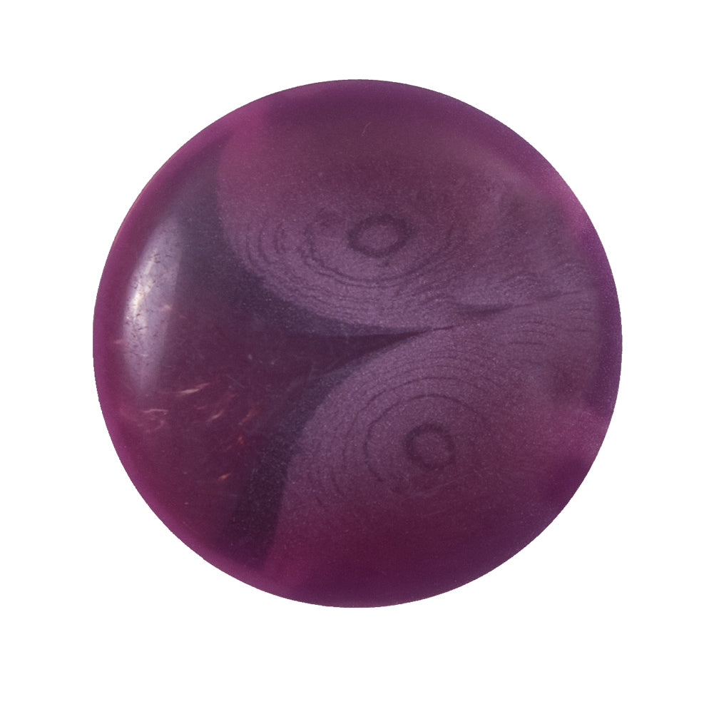 Purple Abstract Self Shank Plastic Button - 45L/29mm Purple Abstract Self Shank Plastic Button - 45L/29mm