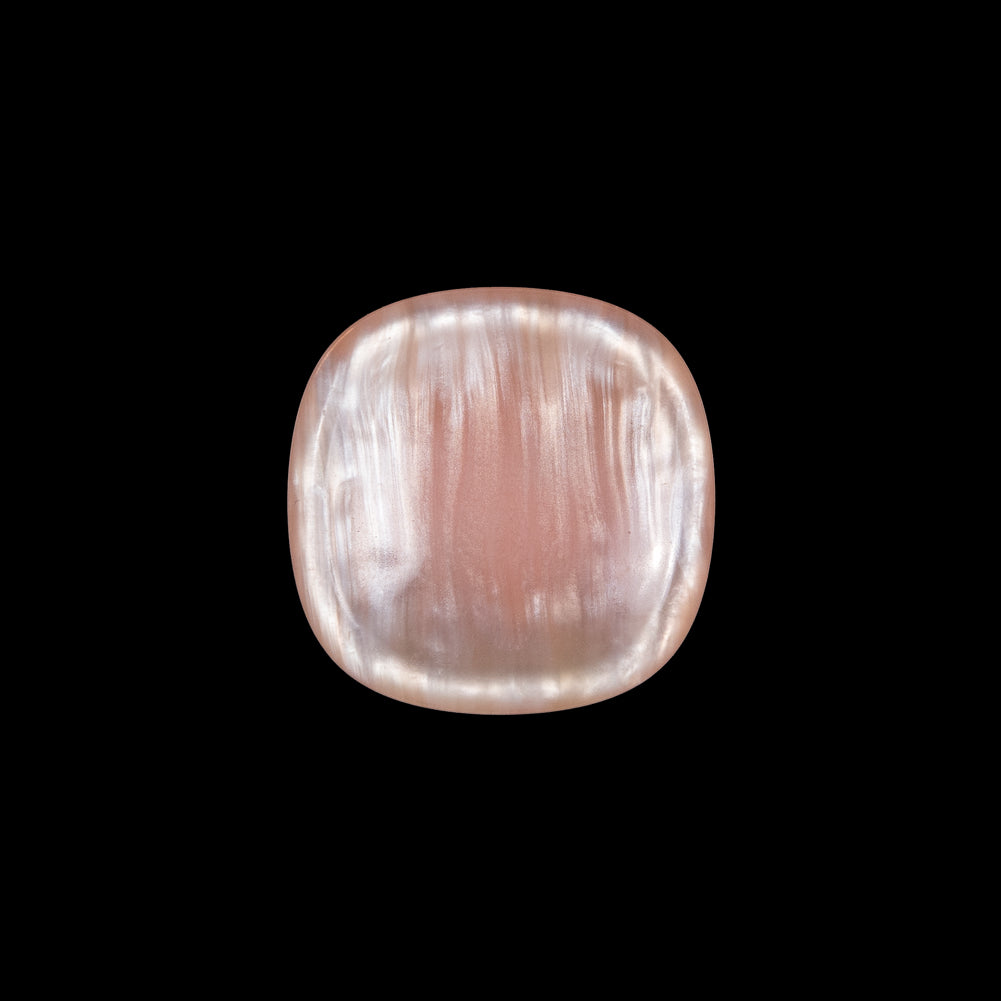Shiny Peach Plastic Self Shank Button - 32L/20mm Shiny Peach Plastic Self Shank Button - 32L/20mm