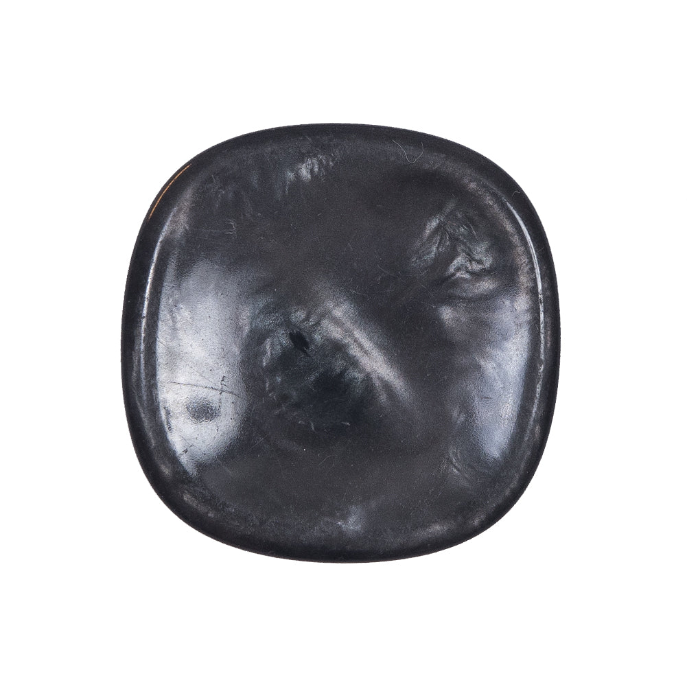 Shiny Charcoal Plastic Self Shank Button - 40L/25.5mm Shiny Charcoal Plastic Self Shank Button - 40L/25.5mm