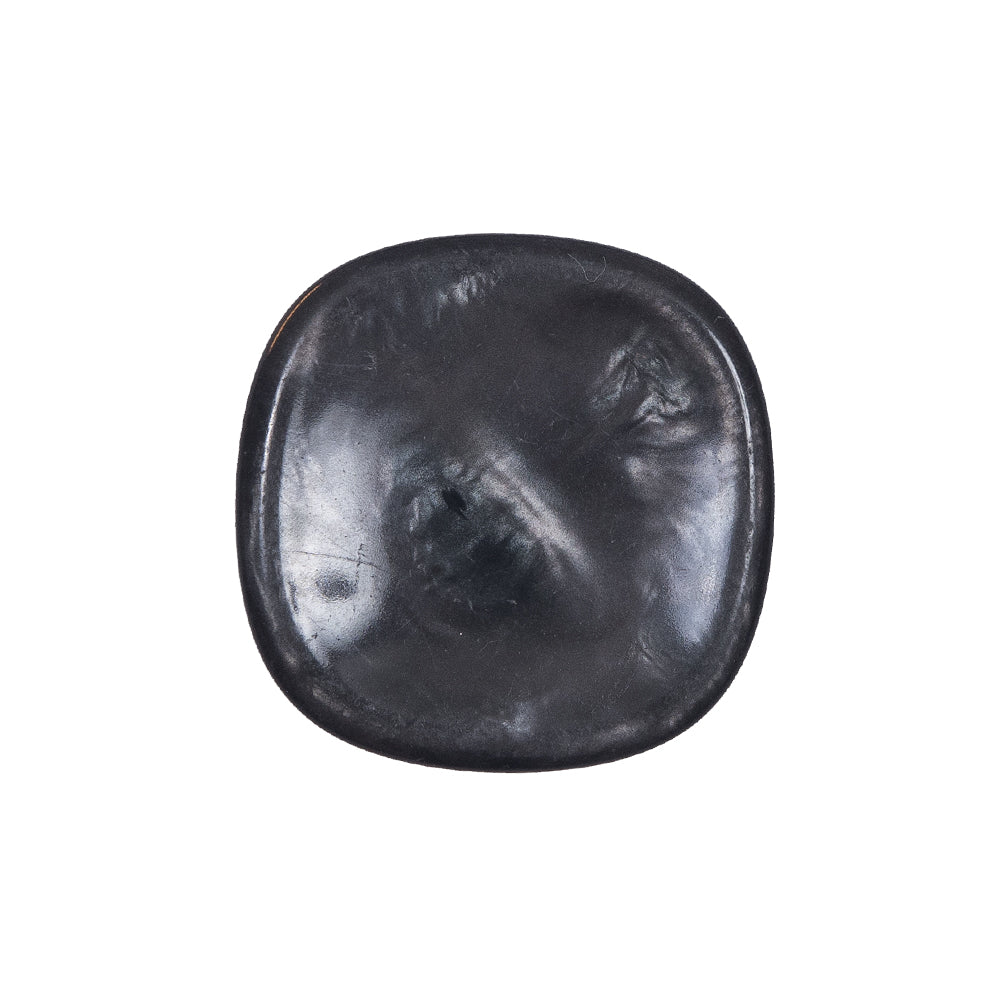 Shiny Charcoal Plastic Self Shank Button - 36L/23mm Shiny Charcoal Plastic Self Shank Button - 36L/23mm