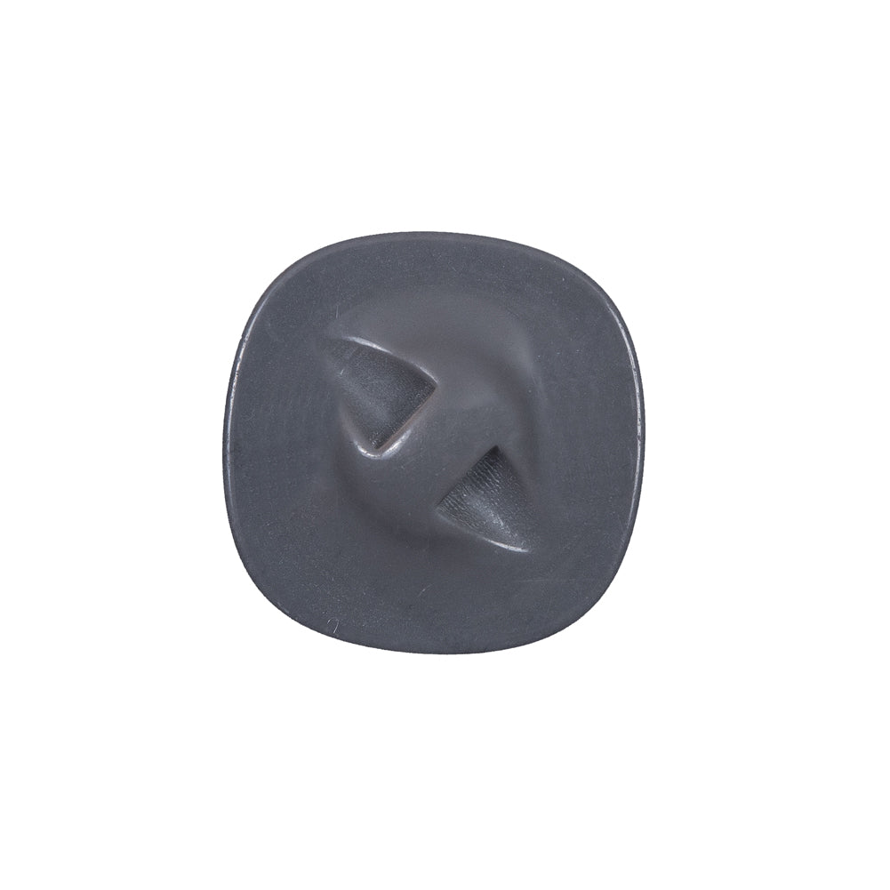 Shiny Charcoal Plastic Self Shank Button - 32L/20mm Detail Shiny Charcoal Plastic Self Shank Button - 32L/20mm Detail