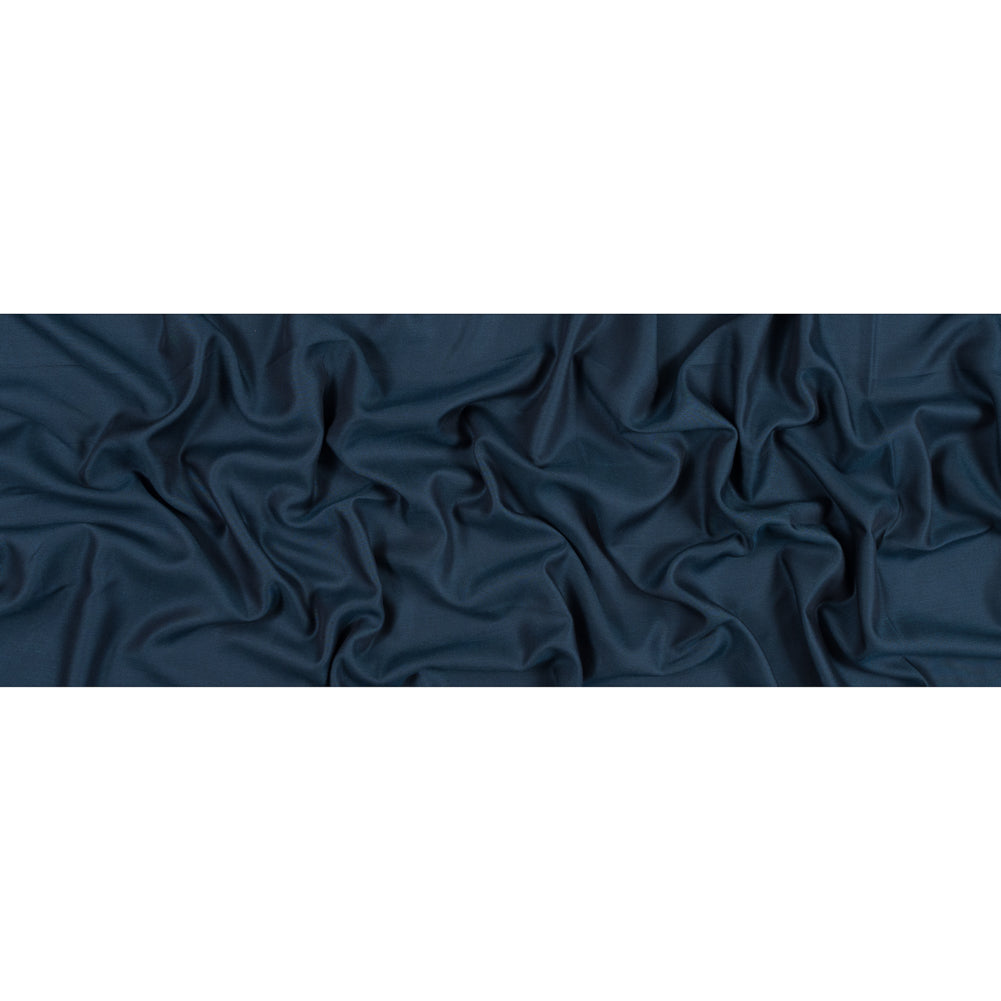 Oceanic Blue Tencel and Wool Twill Folded Oceanic Blue Tencel and Wool Twill Folded