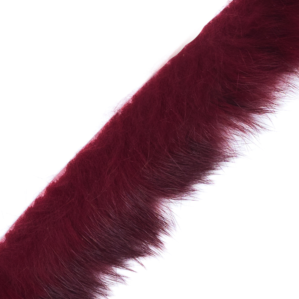 Red Rabbit Fur Trimming - 1" Detail Red Rabbit Fur Trimming - 1" Detail