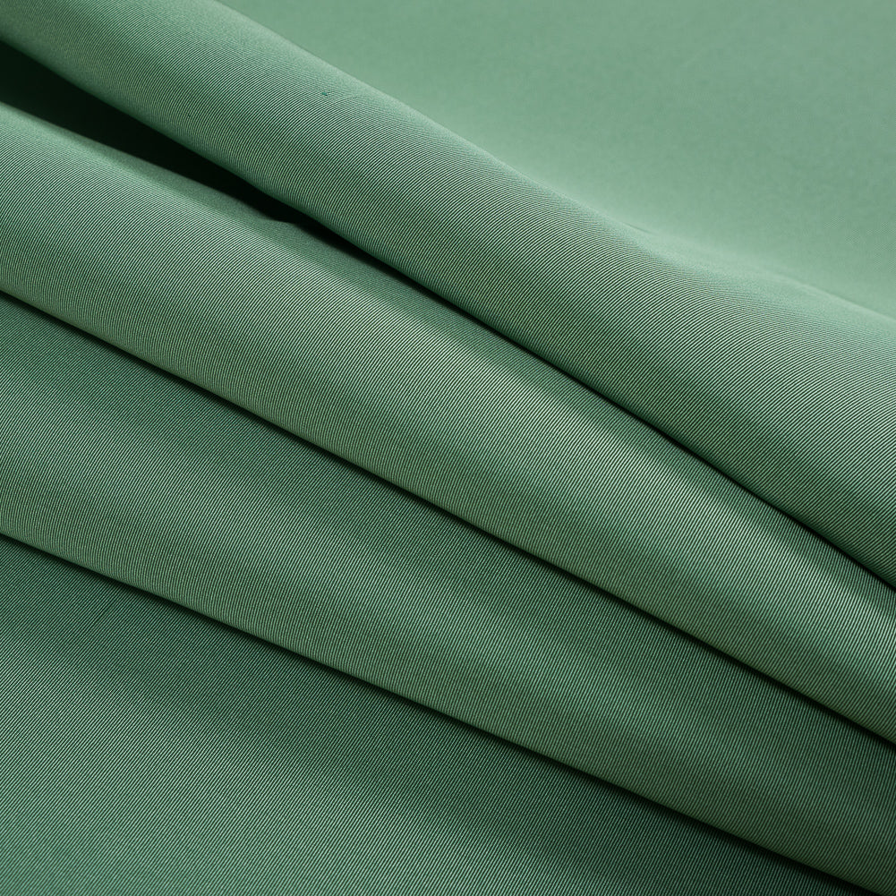 Carolina Herrera Stone Green Silk Faille Folded Carolina Herrera Stone Green Silk Faille Folded