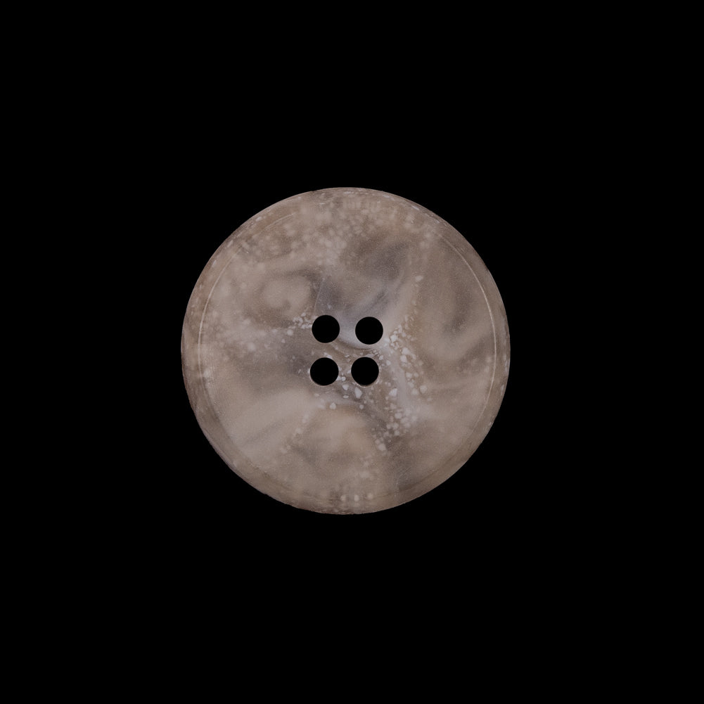 Beige Plastic 4-Hole Button - 32L/20mm Beige Plastic 4-Hole Button - 32L/20mm