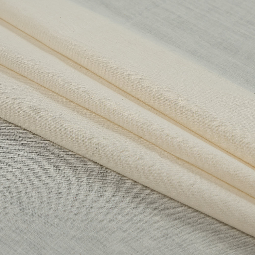 Natural Lightweight Cotton Muslin Folded