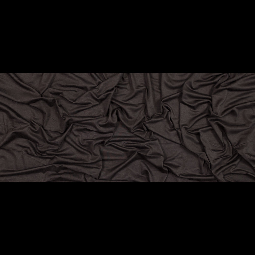 Dark Brown Stretch Rayon Jersey Full Dark Brown Stretch Rayon Jersey Full