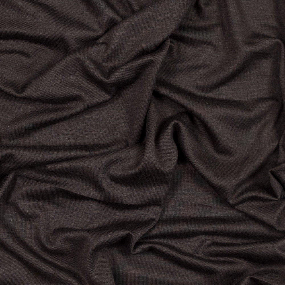 Dark Brown Stretch Rayon Jersey Dark Brown Stretch Rayon Jersey