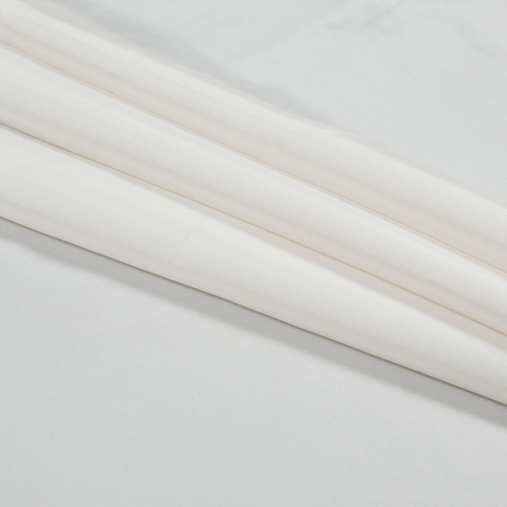 Washed Copper and Rayon Twill - Off-White - Darcy Collection - Folded Washed Copper and Rayon Twill - Off-White - Darcy Collection - Folded