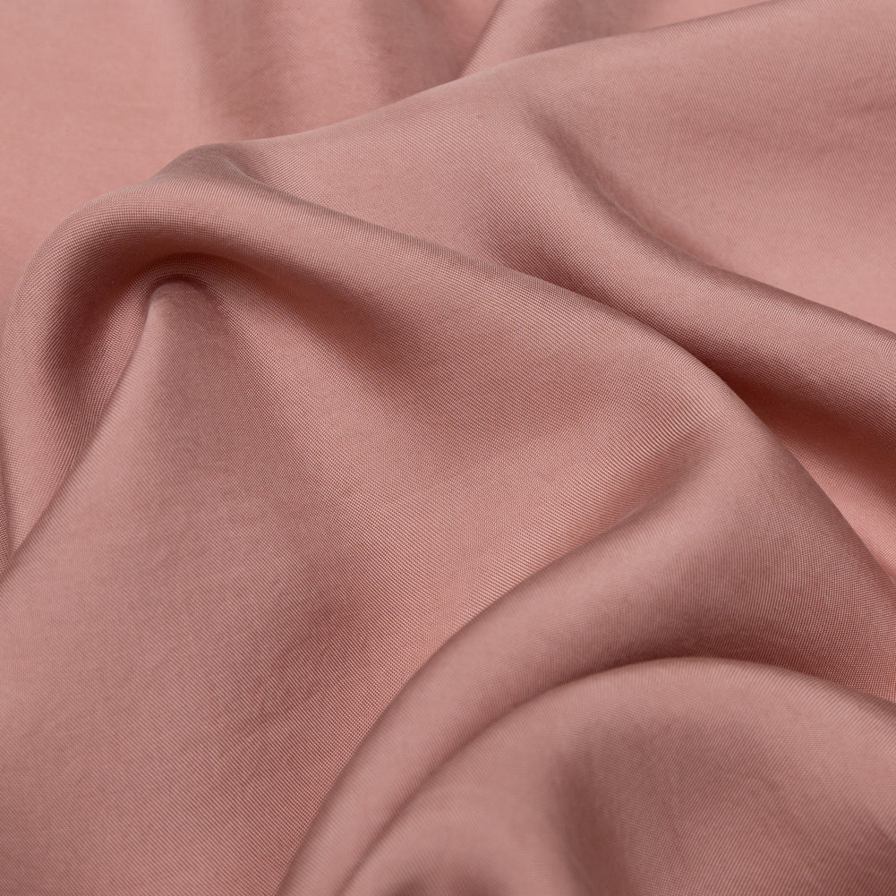 Washed Copper and Rayon Twill - Dusty Rose - Darcy Collection Washed Copper and Rayon Twill - Dusty Rose - Darcy Collection
