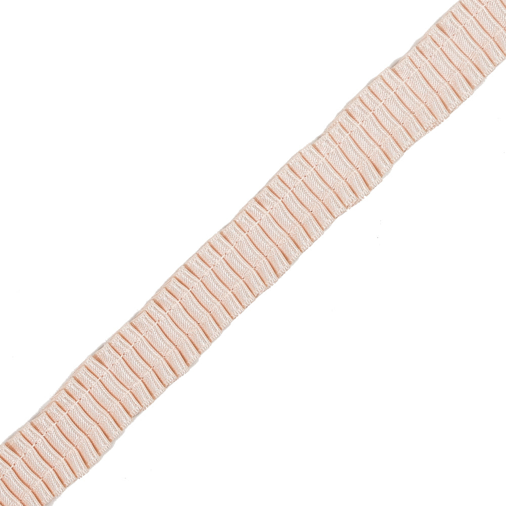 Italian Blush Plisse Trim - 0.625" Detail Italian Blush Plisse Trim - 0.625" Detail