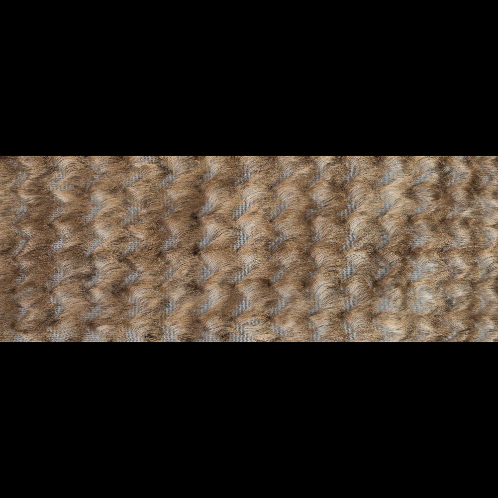 Beige and White Chevron Fringe Fabric Full Beige and White Chevron Fringe Fabric Full