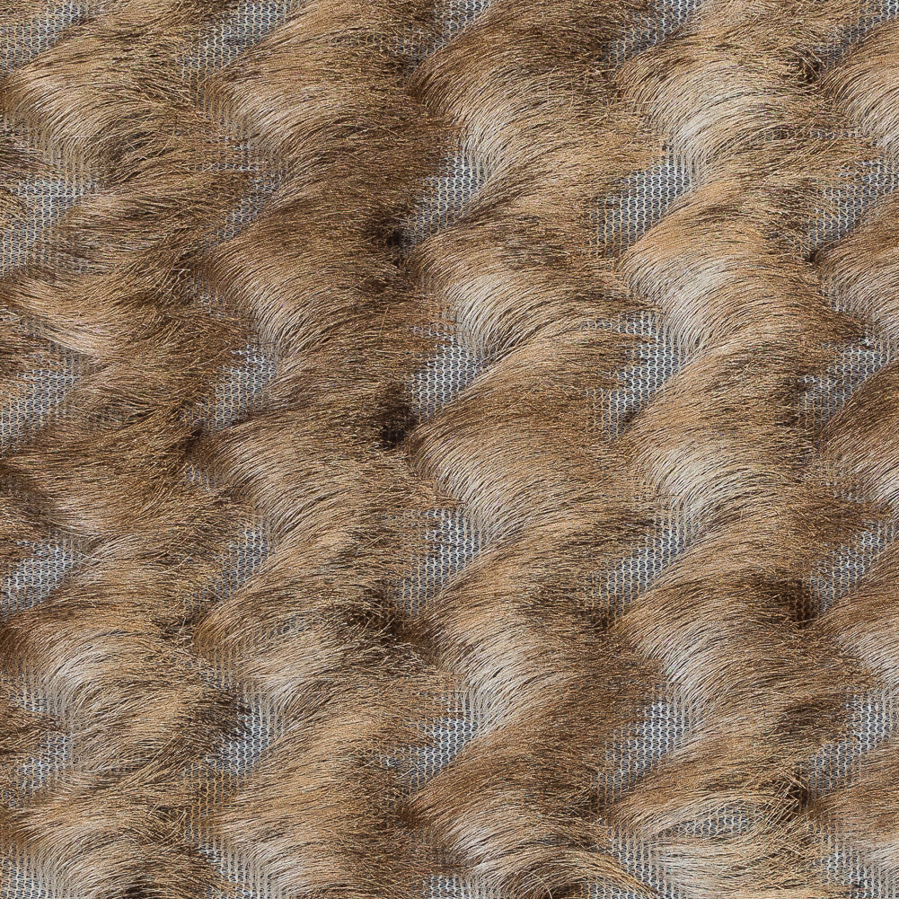 Beige and White Chevron Fringe Fabric Beige and White Chevron Fringe Fabric