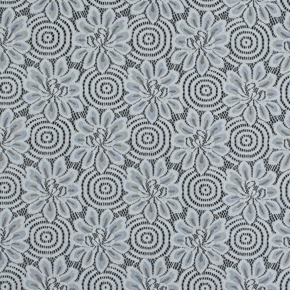 Stretch Crochet Lace - White Floral Stretch Crochet Lace - White Floral