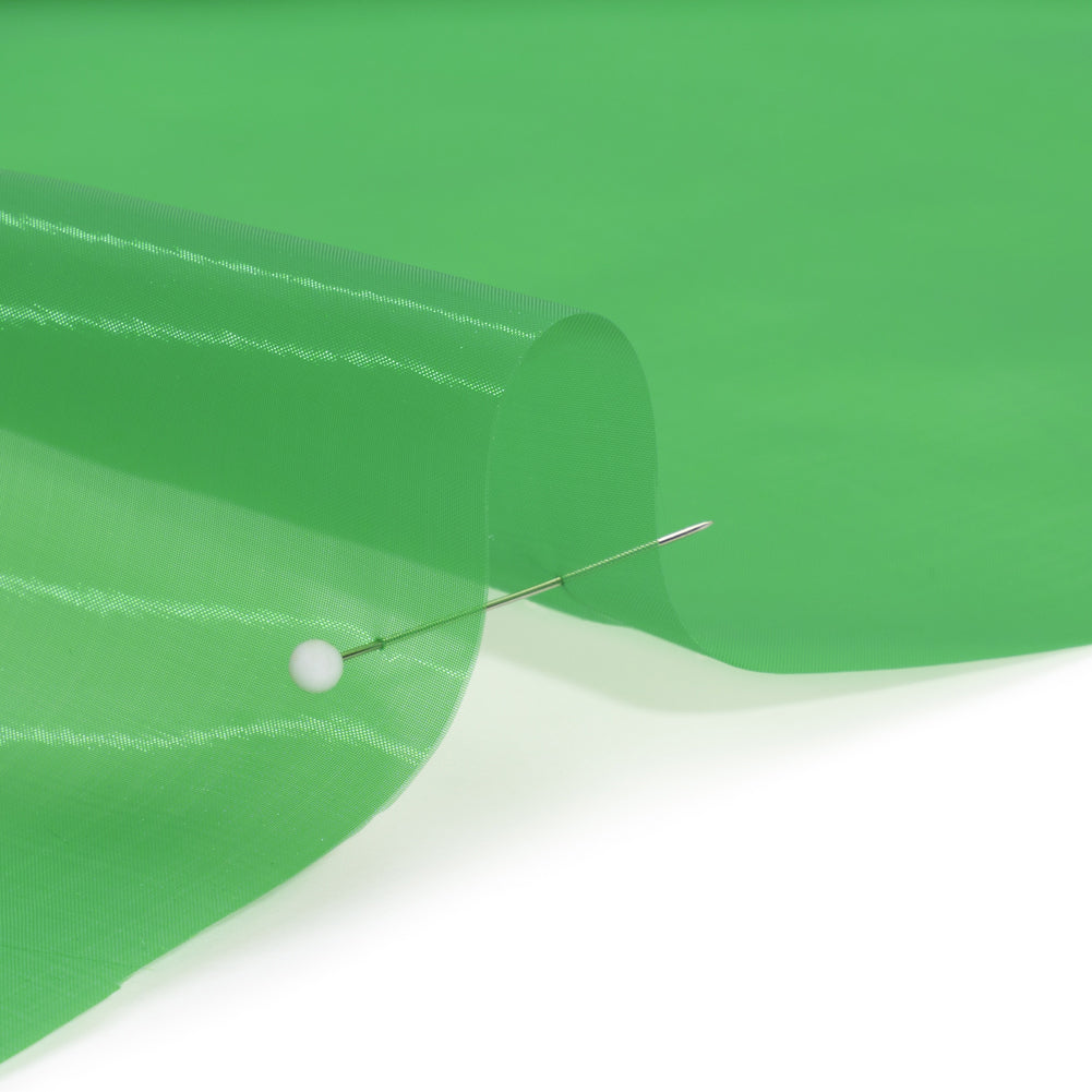 Smooth Organza - Kelly Green - Portia Collection Folded Smooth Organza - Kelly Green - Portia Collection Folded