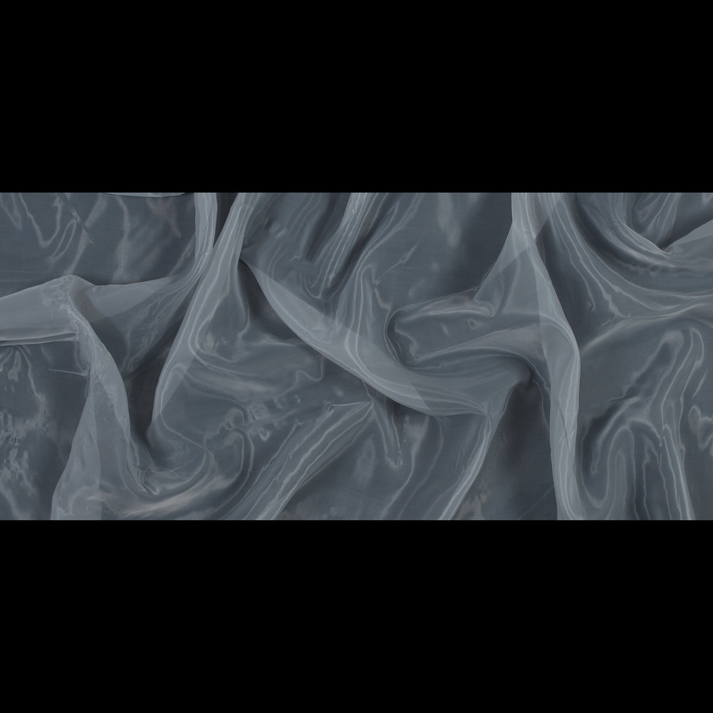 Smooth Organza - Silver - Portia Collection Folded Smooth Organza - Silver - Portia Collection Folded
