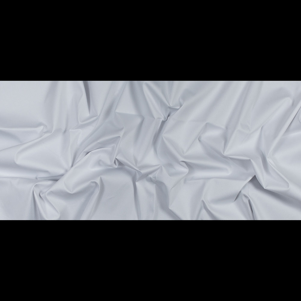 White Stretch Woven Cotton Pique Folded White Stretch Woven Cotton Pique Folded