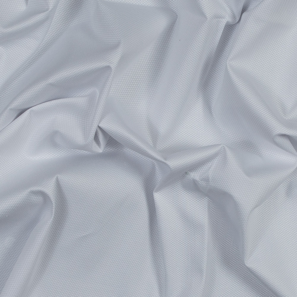 White Stretch Woven Cotton Pique White Stretch Woven Cotton Pique