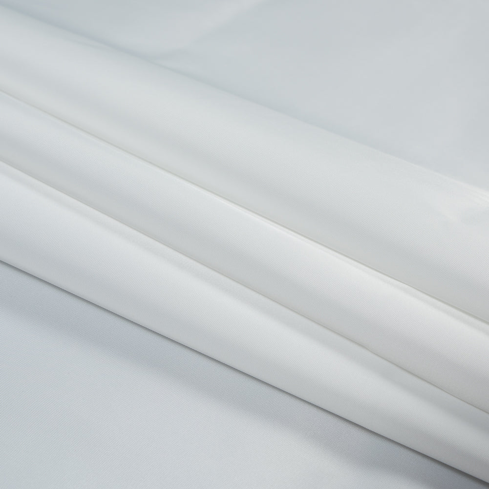 Water-Resistant Polyester Twill - White - Fisher Collection Detail Water-Resistant Polyester Twill - White - Fisher Collection Detail