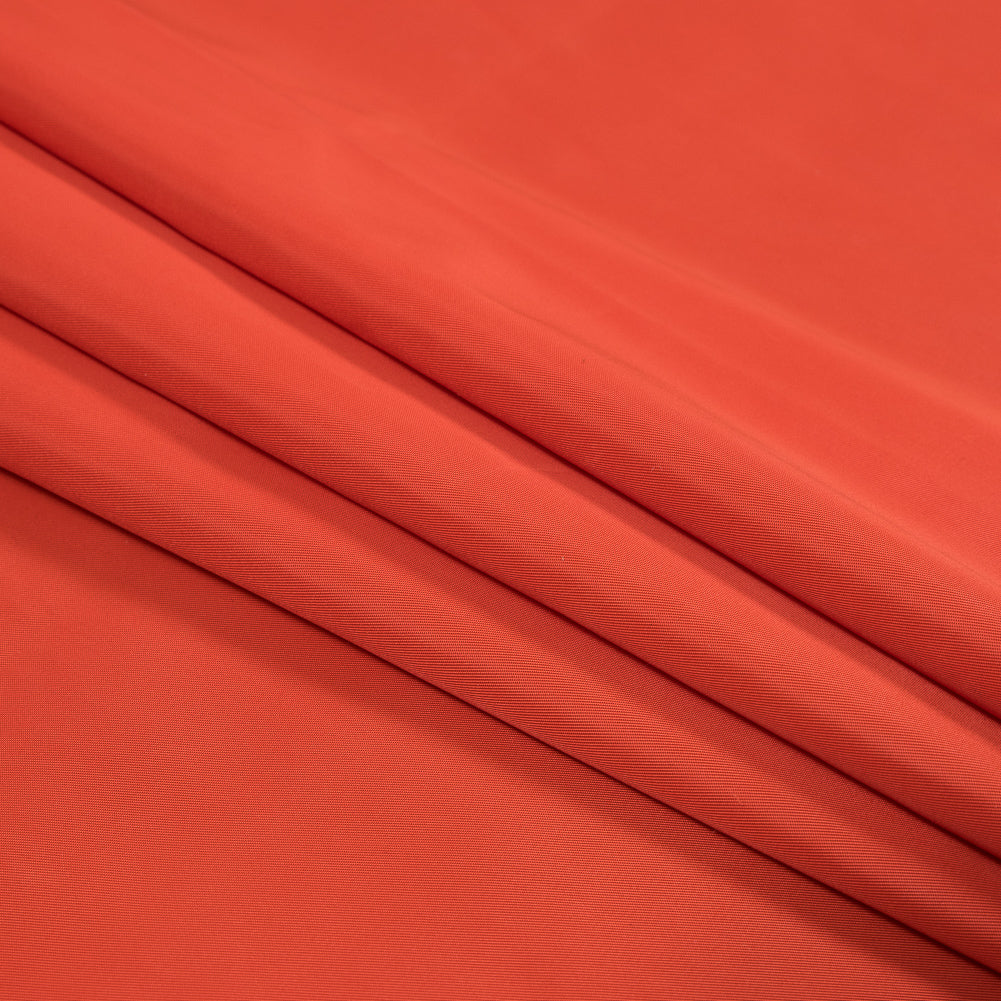 Water-Resistant Polyester Twill - Red Orange - Fisher Collection Folded Water-Resistant Polyester Twill - Red Orange - Fisher Collection Folded