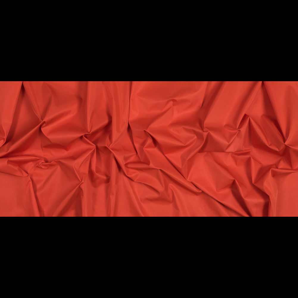 Water-Resistant Polyester Twill - Red Orange - Fisher Collection Full Water-Resistant Polyester Twill - Red Orange - Fisher Collection Full