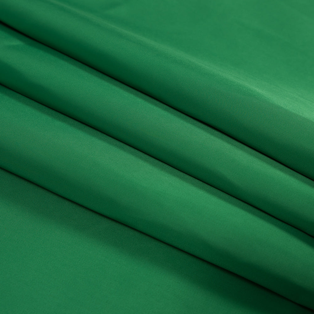 Water-Resistant Polyester Twill - Grass Green - Fisher Collection Detail Water-Resistant Polyester Twill - Grass Green - Fisher Collection Detail