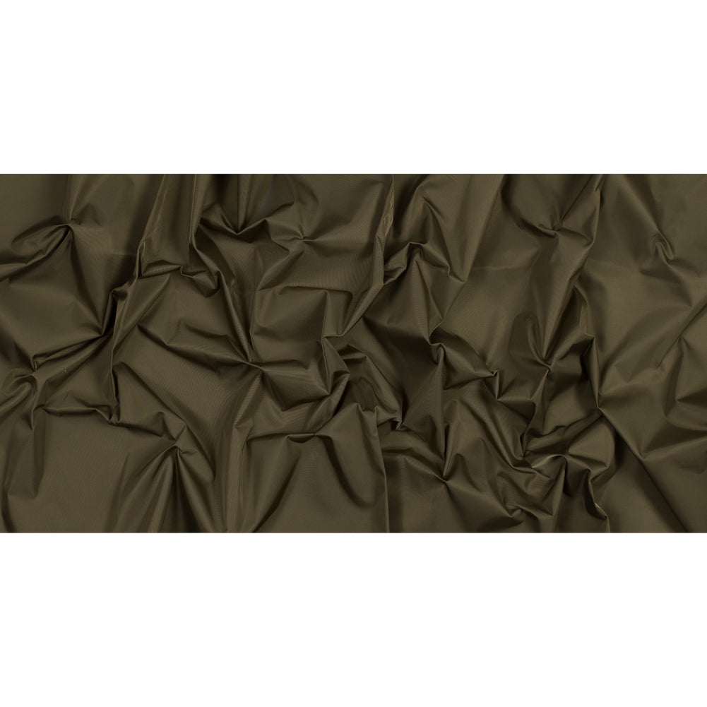 Water-Resistant Polyester Twill - Brown Olive - Fisher Collection Folded Water-Resistant Polyester Twill - Brown Olive - Fisher Collection Folded
