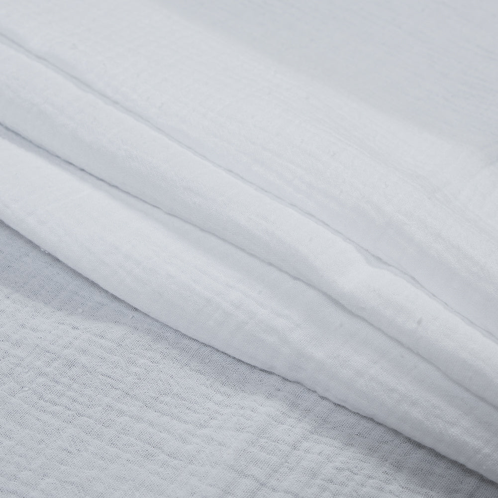 Double Cotton Gauze - White - Talamanca Collection Detail Double Cotton Gauze - White - Talamanca Collection Detail