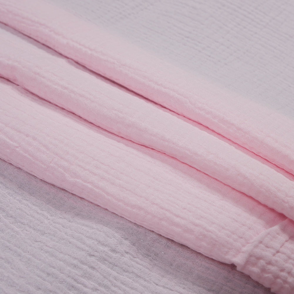 Double Cotton Gauze - Baby Pink - Talamanca Collection Detail Double Cotton Gauze - Baby Pink - Talamanca Collection Detail