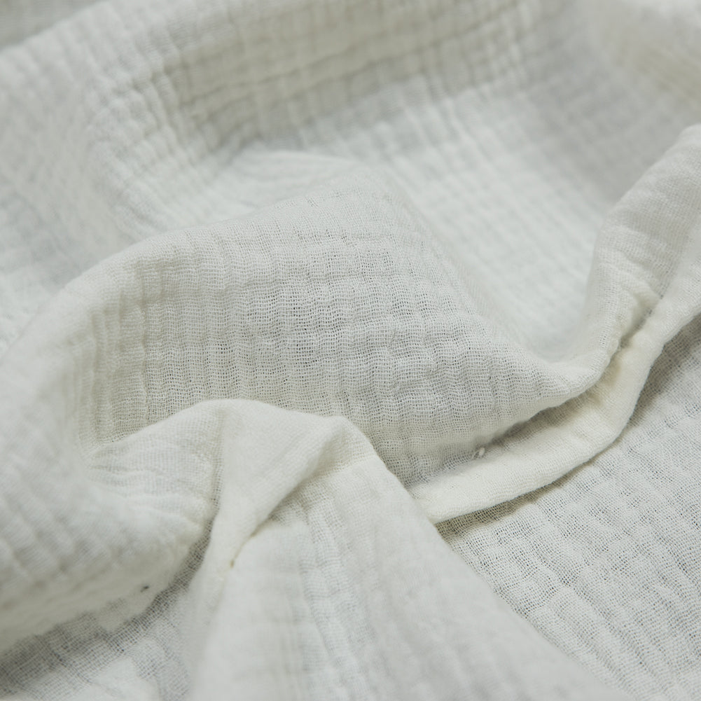 Double Cotton Gauze - Ivory - Talamanca Collection Full Double Cotton Gauze - Ivory - Talamanca Collection Full