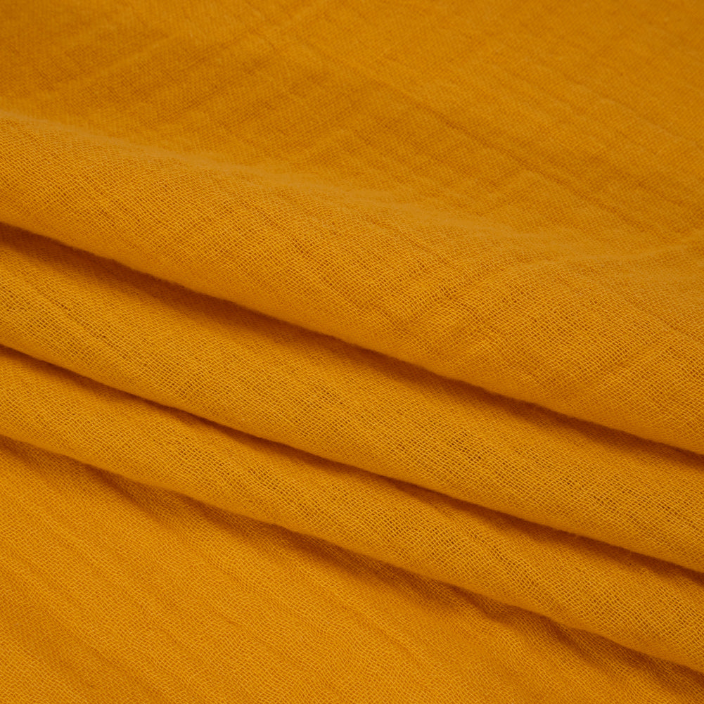 Double Cotton Gauze - Mustard - Talamanca Collection Detail Double Cotton Gauze - Mustard - Talamanca Collection Detail