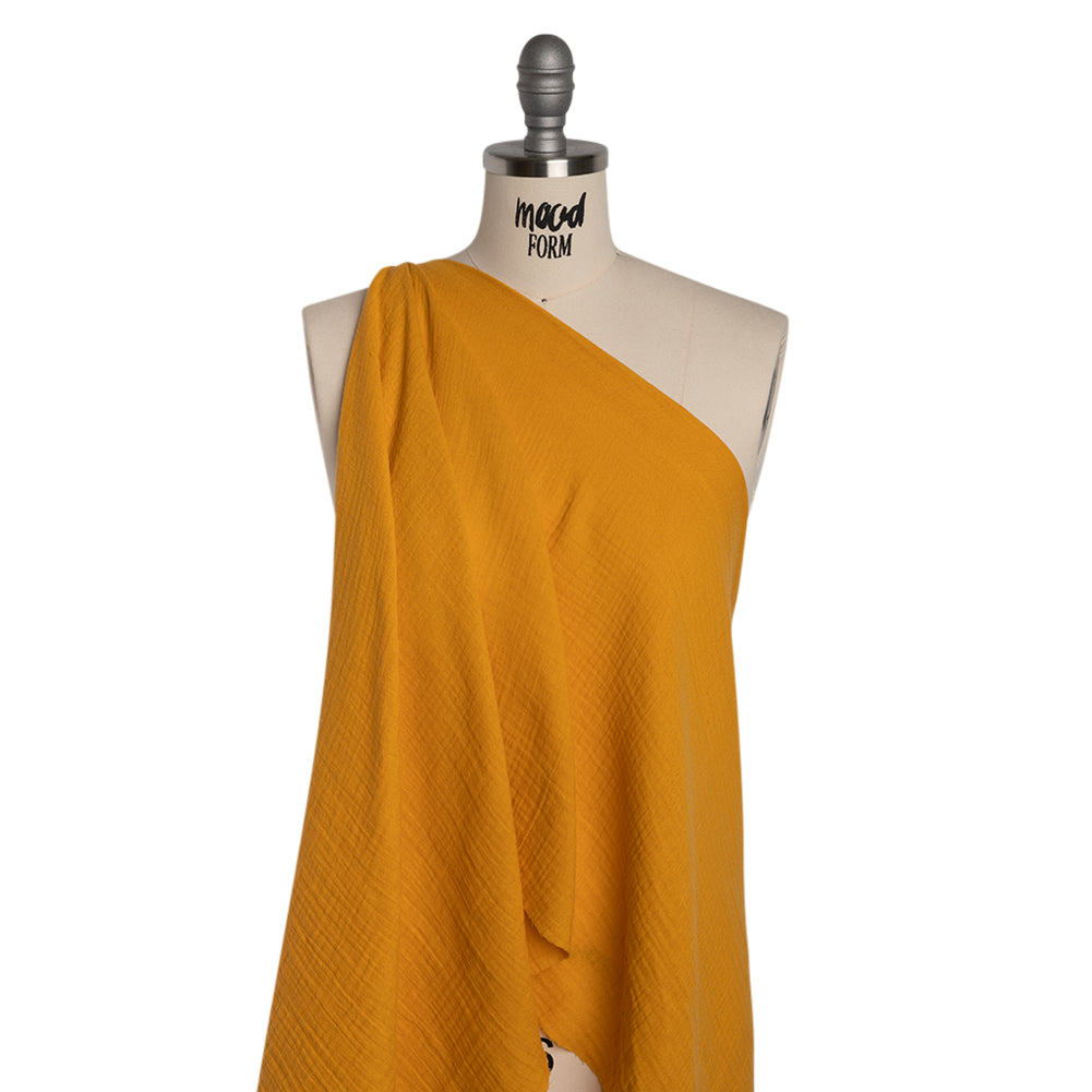 Double Cotton Gauze - Mustard - Talamanca Collection Double Cotton Gauze - Mustard - Talamanca Collection