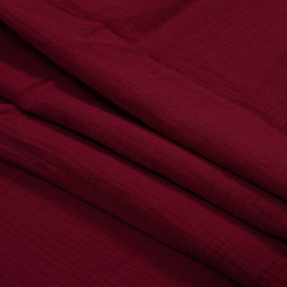 Double Cotton Gauze - Cranberry - Talamanca Collection Detail Double Cotton Gauze - Cranberry - Talamanca Collection Detail