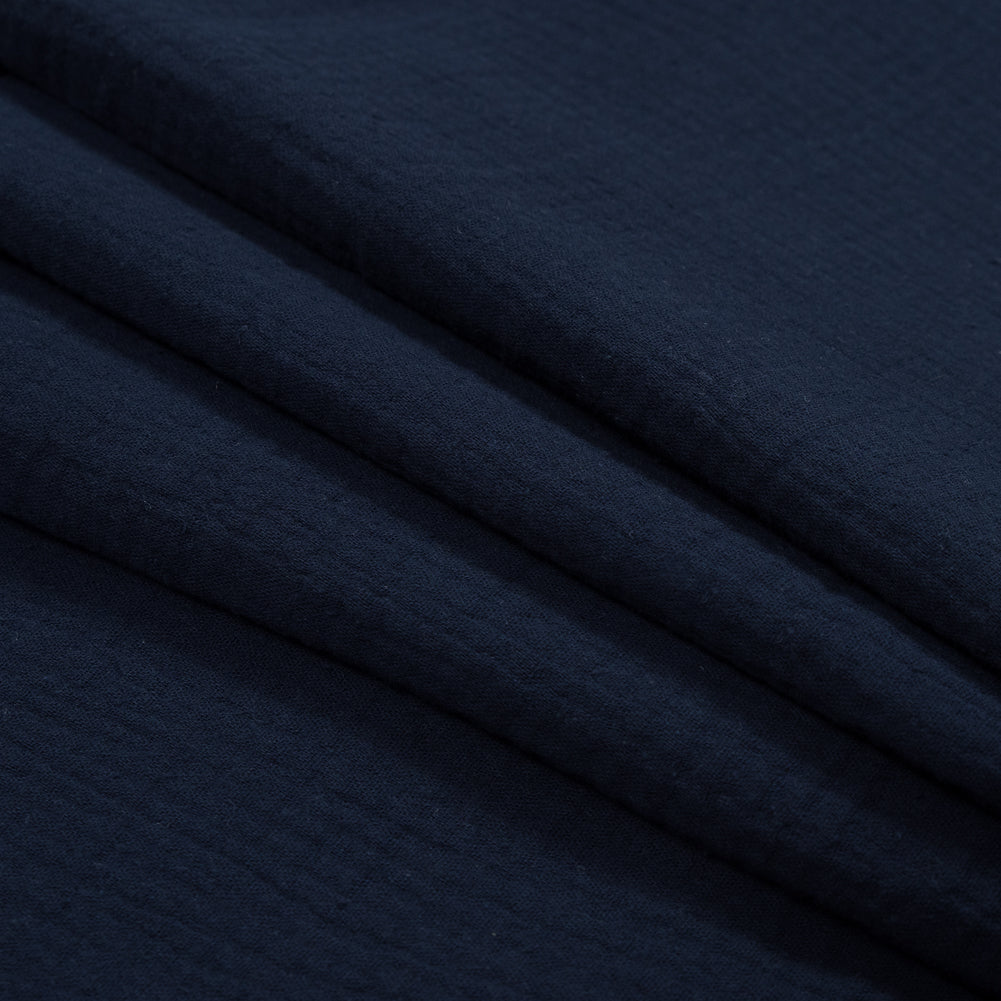 Double Cotton Gauze - Navy - Talamanca Collection Detail Double Cotton Gauze - Navy - Talamanca Collection Detail