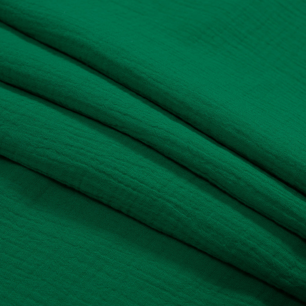 Double Cotton Gauze - Kelly Green - Talamanca Collection Detail Double Cotton Gauze - Kelly Green - Talamanca Collection Detail