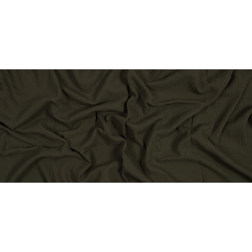 Double Cotton Gauze - Olive - Talamanca Collection Folded Double Cotton Gauze - Olive - Talamanca Collection Folded
