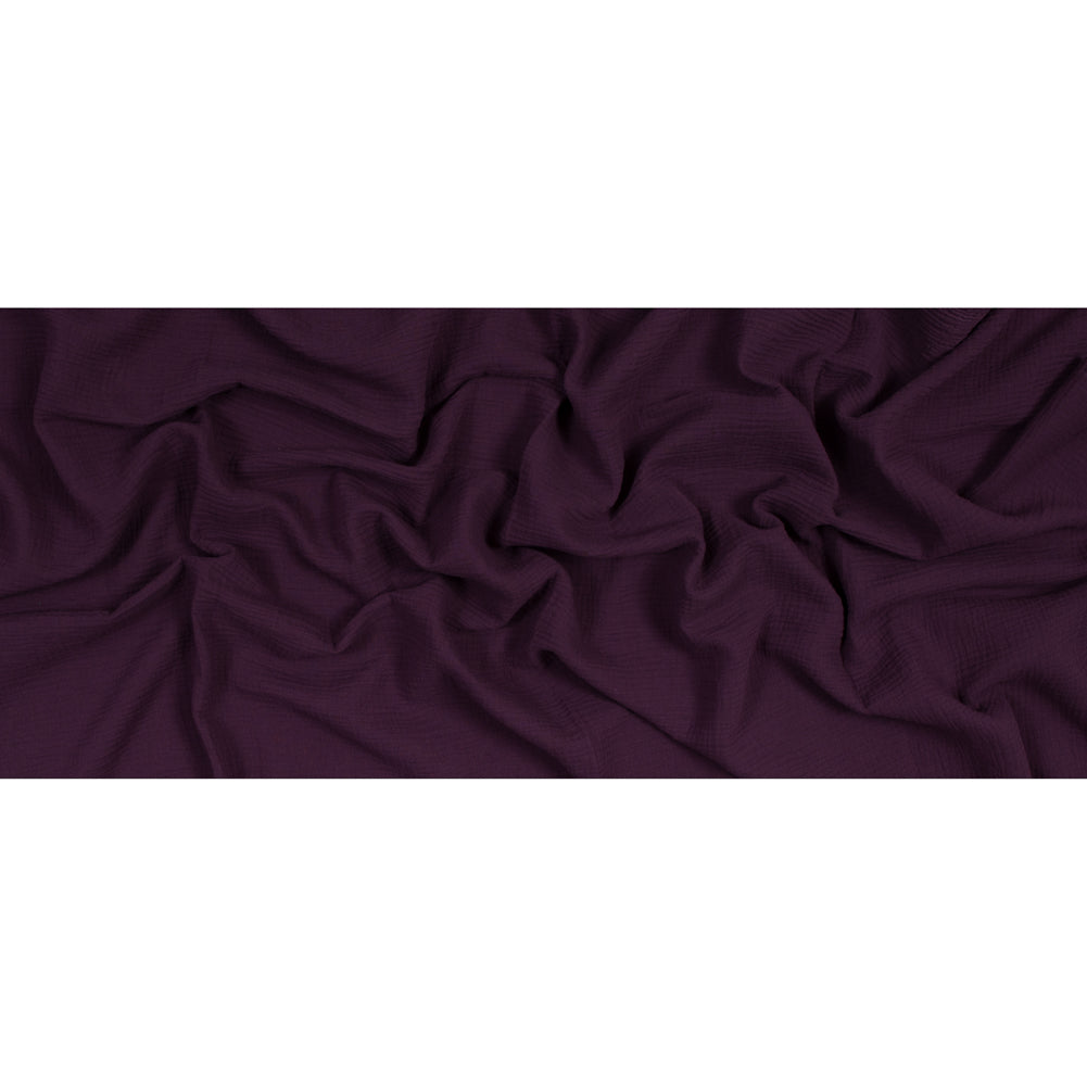 Double Cotton Gauze - Plum - Talamanca Collection Folded Double Cotton Gauze - Plum - Talamanca Collection Folded