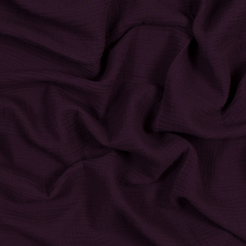 Double Cotton Gauze - Plum - Talamanca Collection Double Cotton Gauze - Plum - Talamanca Collection