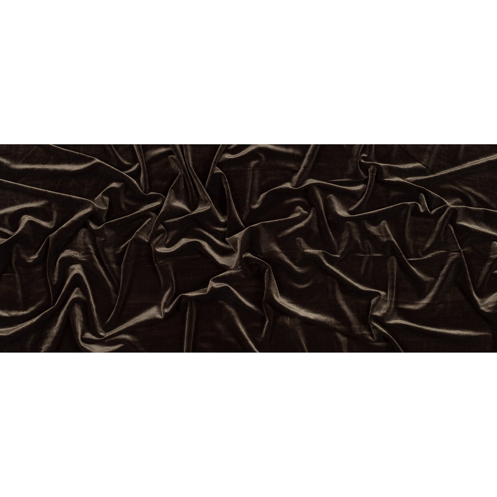 Stretch Velour - Moss Green - Persica Collection Folded Stretch Velour - Moss Green - Persica Collection Folded