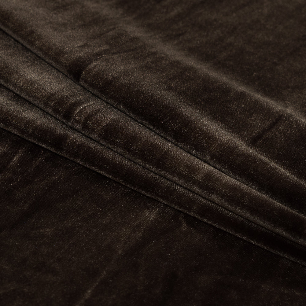 Stretch Velour - Moss Green - Persica Collection Detail Stretch Velour - Moss Green - Persica Collection Detail