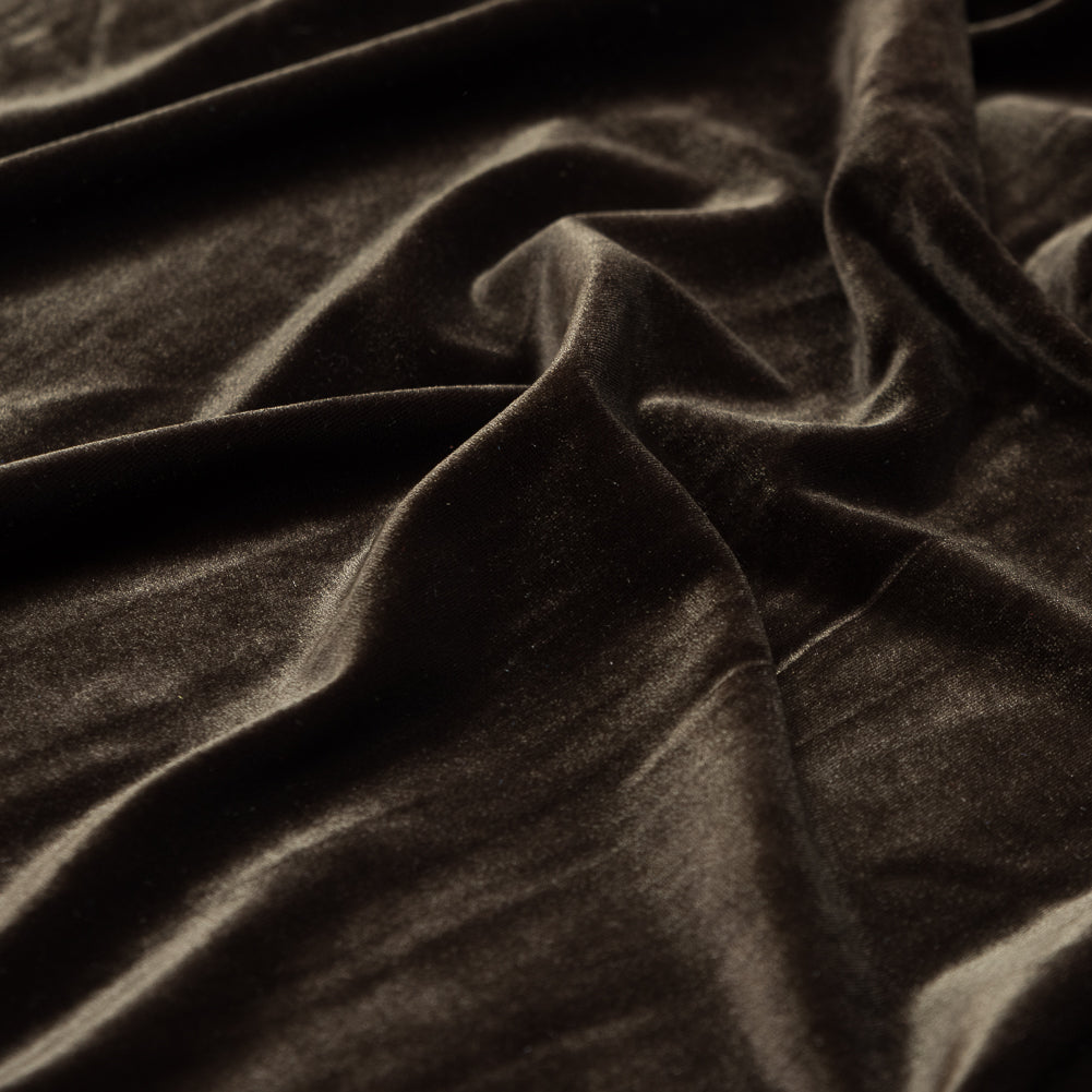 Stretch Velour - Moss Green - Persica Collection Full Stretch Velour - Moss Green - Persica Collection Full