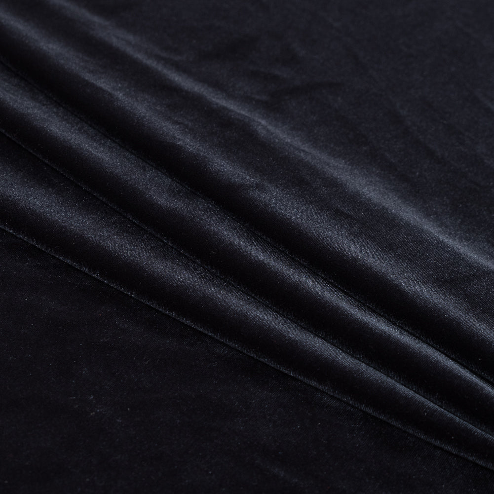 Stretch Velour - Charcoal - Persica Collection Detail Stretch Velour - Charcoal - Persica Collection Detail