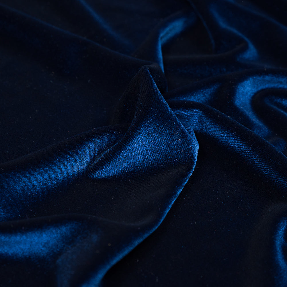 Stretch Velour - Royal Blue - Persica Collection Full Stretch Velour - Royal Blue - Persica Collection Full