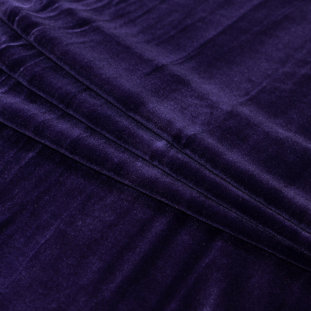 Stretch Velour - Purple - Persica Collection Detail Stretch Velour - Purple - Persica Collection Detail