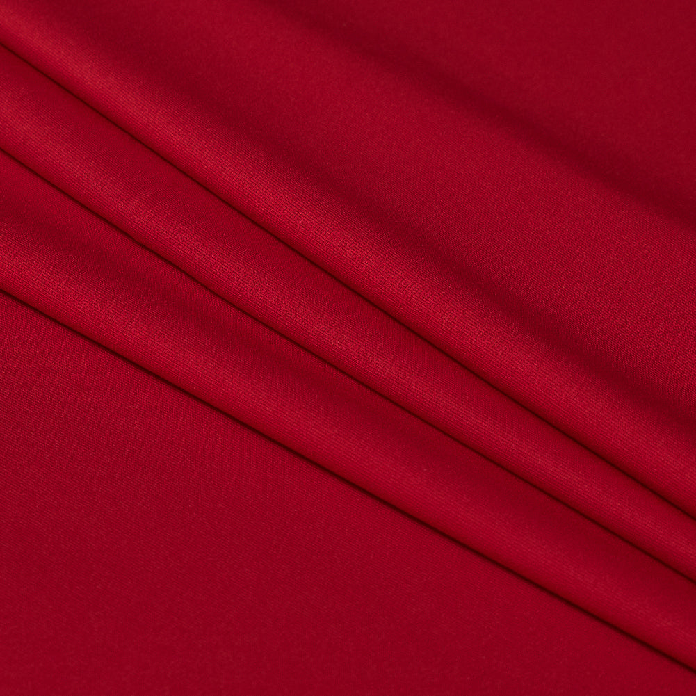 Red Antibacterial and Wicking Polyester Jersey Detail Red Antibacterial and Wicking Polyester Jersey Detail