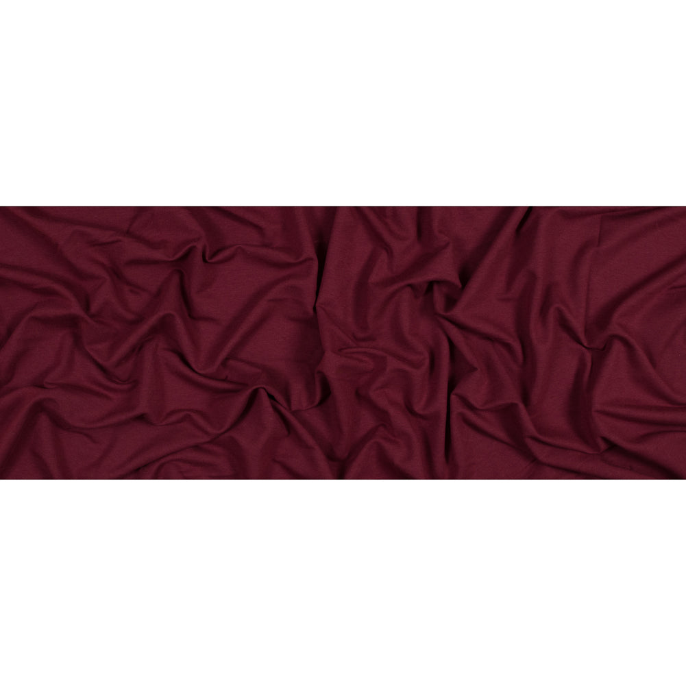 Bamboo and Cotton Stretch Knit Fleece - Heretic Red - Jessamyn Collection Folded Bamboo and Cotton Stretch Knit Fleece - Heretic Red - Jessamyn Collection Folded