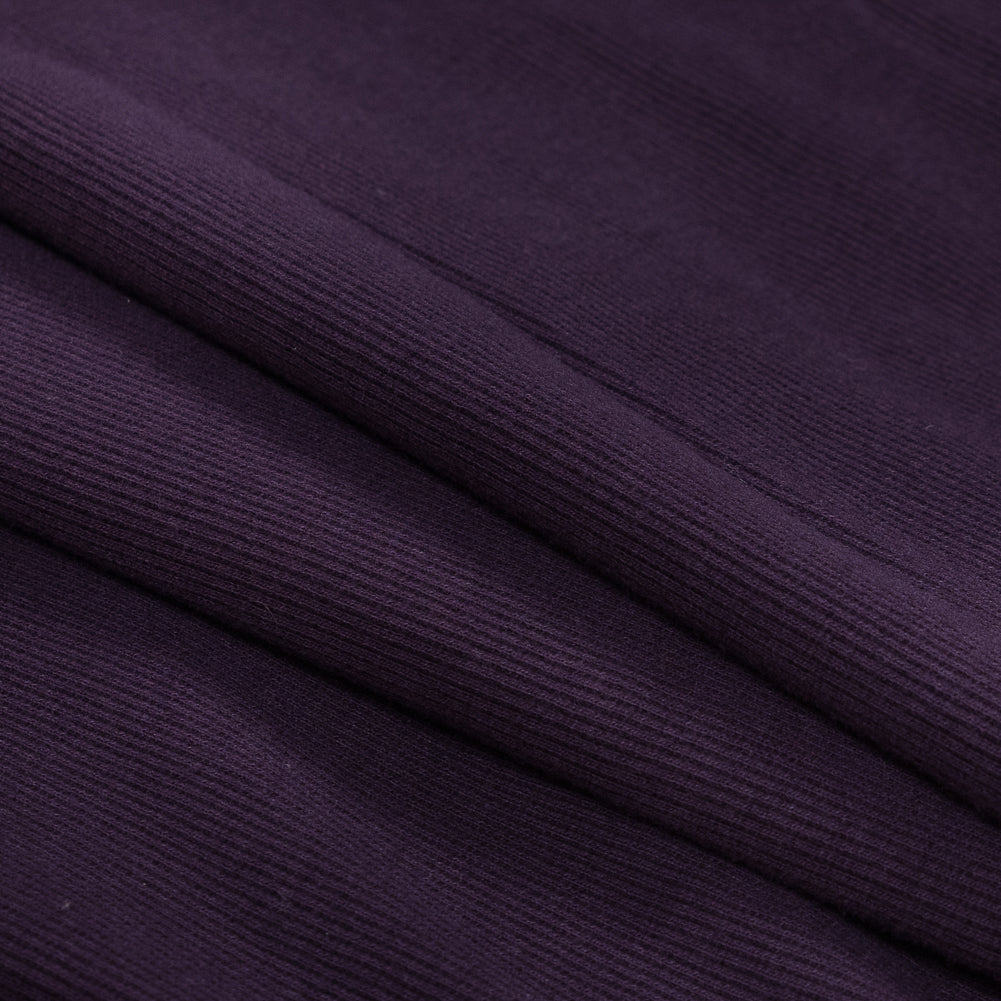 Plum Tubular Cotton Rib Knit Detail Plum Tubular Cotton Rib Knit Detail