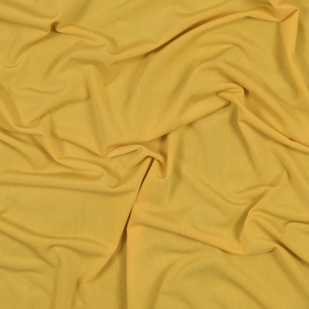 Saffron Yellow ITY Stretch Matte Jersey Saffron Yellow ITY Stretch Matte Jersey